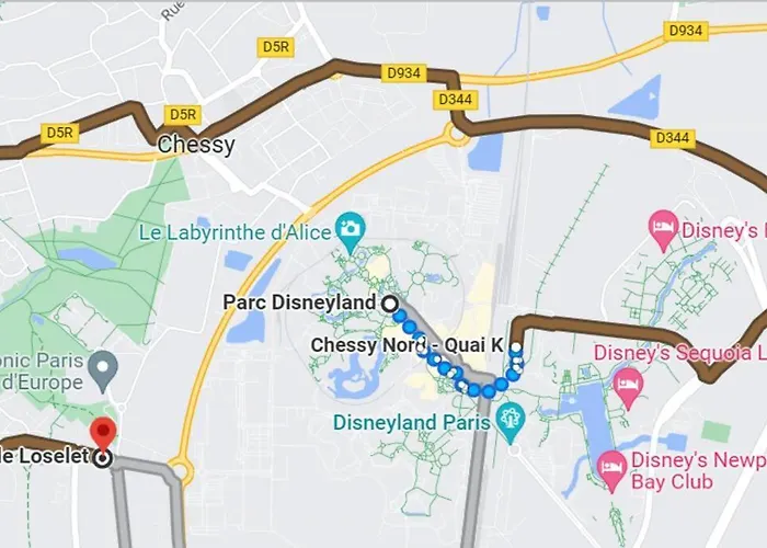Lägenhet C210 Disneyland Paris *